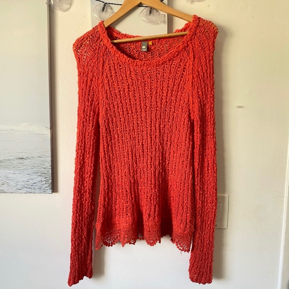 ANTHROPOLOGIE • Pullover Loose Knit Sweater